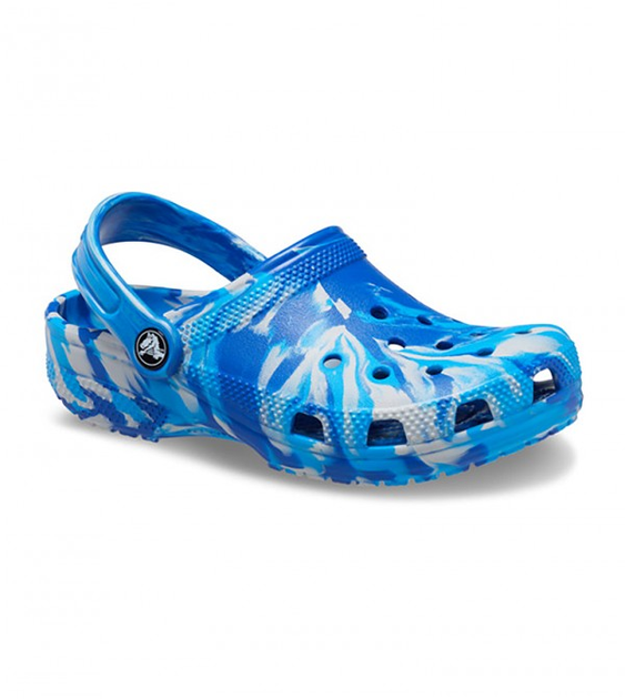 Чоловічі крокси класік Crocs Classic Marbled Clog Blue (46-47, синій) - Фото 4 Чоловічі крокси класік Crocs Classic Marbled Clog Blue (46-47, синій) - зображення 4