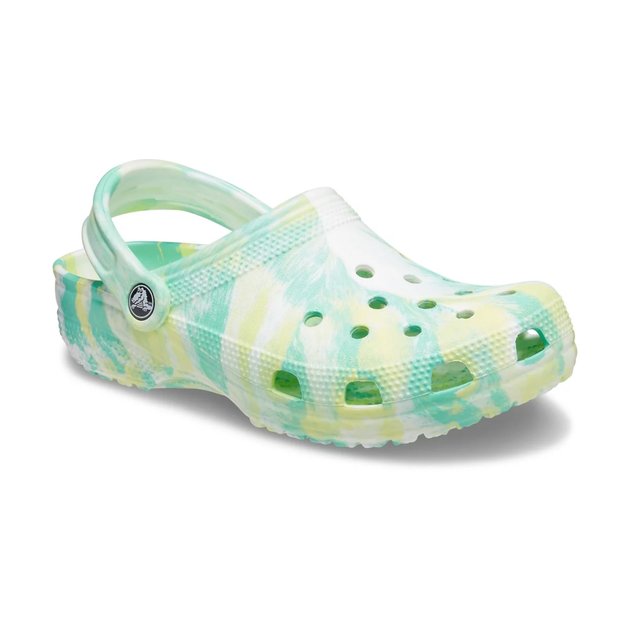 Чоловічі крокси класік Crocs Classic Marbled Clog Pistachio/Multi (48/49, бірюзовий) - изображение 5