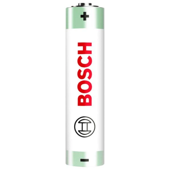 Міні-пальчикова акумуляторна батарейка Bosch Rechargeable Ni-MH AAA (HR03) 4 шт HR03B4P950/00 (8594162800544) - Фото 2 Міні-пальчикова акумуляторна батарейка Bosch Rechargeable Ni-MH AAA (HR03) 4 шт HR03B4P950/00 (8594162800544) - зображення 2