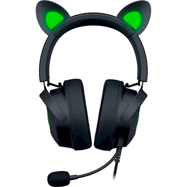Навушники Razer Kraken Kitty Ed V2 PRO, Black - Фото 2 Навушники Razer Kraken Kitty Ed V2 PRO, Black - зображення 2