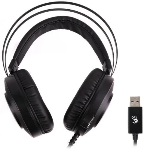 Наушники Bloody G521 Black игровые, подсветка - Фото 3 Наушники Bloody G521 Black игровые, подсветка - изображение 3