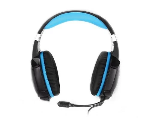Навушники REAL-EL GDX-7500, Black/Blue (GDX-7500) - Фото 2 Навушники REAL-EL GDX-7500, Black/Blue (GDX-7500) - зображення 2
