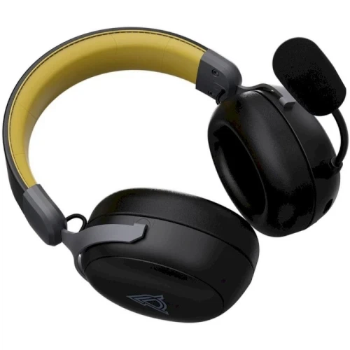 Наушники беспроводные Ajazz AHM08 MAX, Black/Grey/Yellow - Фото 5 Наушники беспроводные Ajazz AHM08 MAX, Black/Grey/Yellow - изображение 5