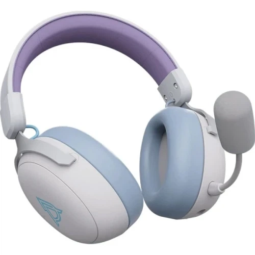 Наушники беспроводные Ajazz AHM08 MAX, Purple/White/Blue - Фото 2 Наушники беспроводные Ajazz AHM08 MAX, Purple/White/Blue - изображение 2
