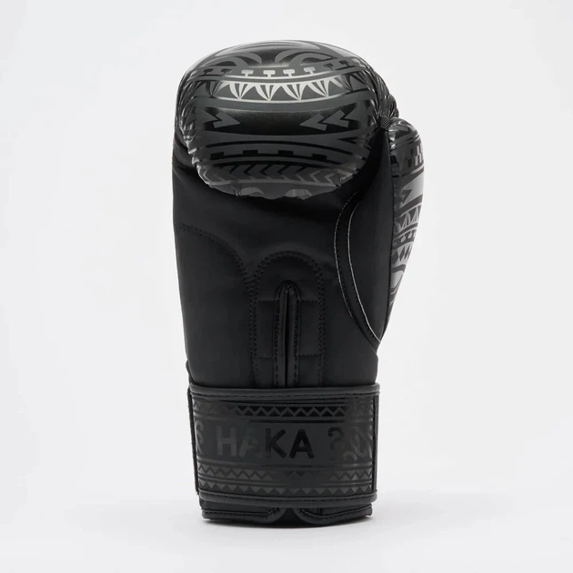 Боксерские перчатки Haka GN329 10 oz полиуретан черные - Фото 3 Боксерские перчатки Haka GN329 10 oz полиуретан черные - изображение 3