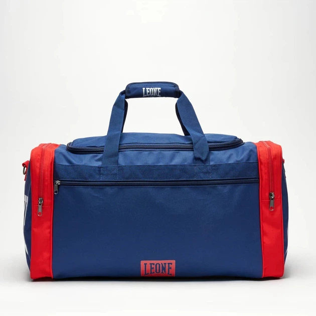 Спортивная сумка LEONE AC956 Color Block 45л полиэстер 60x32 см синяя - Фото 3 Спортивная сумка LEONE AC956 Color Block 45л полиэстер 60x32 см синяя - изображение 3
