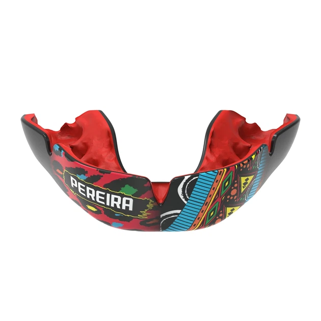 Капа боксерская OPRO UFC Alex Pereira черная высококачественный полимер взрослая 11+ - изображение 5