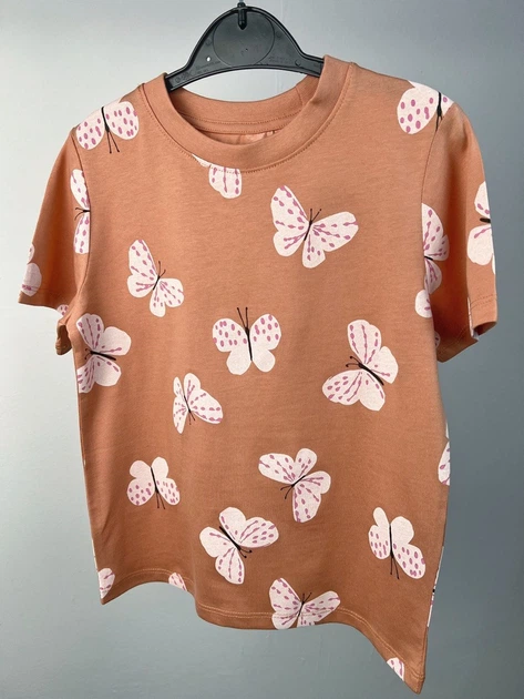 Футболка дитяча H&M на дівчинку 6-8 років, 122-128 см, помаранчева - Фото 1 Футболка дитяча H&M на дівчинку 6-8 років, 122-128 см, помаранчева - зображення 1