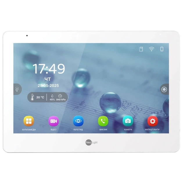 Видеодомофон NeoLight MEZZO Hybrid White - Фото 1 Видеодомофон NeoLight MEZZO Hybrid White - изображение 1