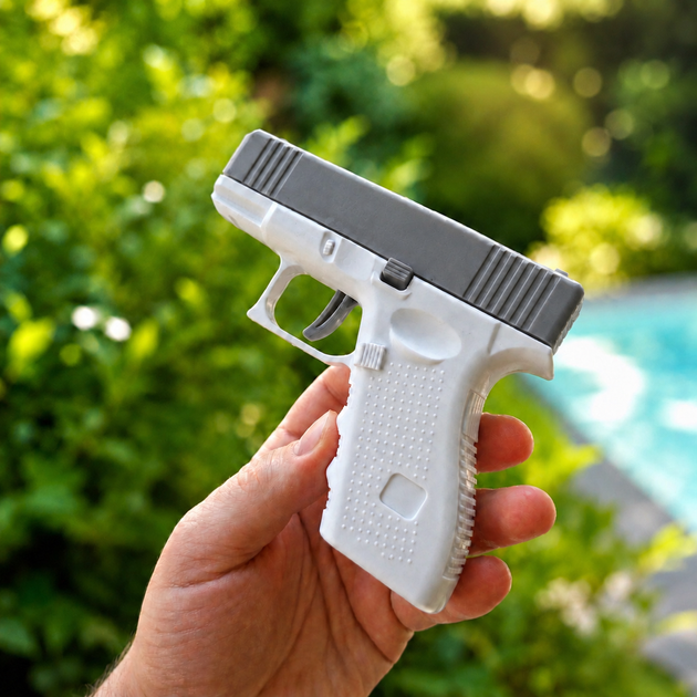 Водяной пистолет Глок (Glock) серый - Фото 5 Водяной пистолет Глок (Glock) серый - изображение 5