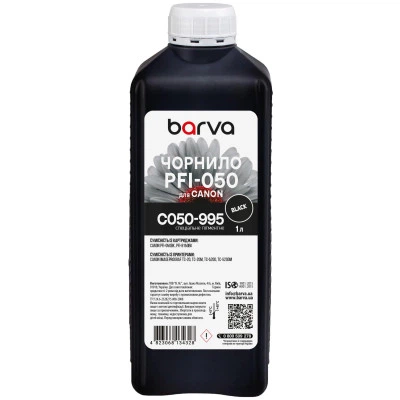 Чернила Barva Canon PFI-050 Special, 1 л, Black pigmented (C050-995) - Фото 1 Чернила Barva Canon PFI-050 Special, 1 л, Black pigmented (C050-995) - изображение 1