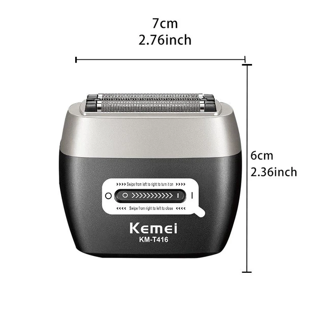 Электробритва мужская Kemei KM-T416 беспроводная аккумуляторная USB Type-C - изображение 2