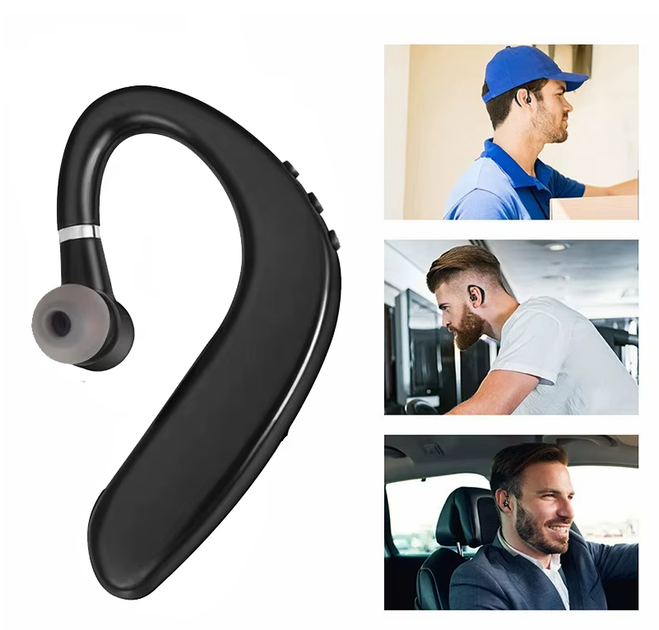 Бездротова гарнітура Bluetooth навушники-вкладиші однощічні водонепроникні - Фото 1 Бездротова гарнітура Bluetooth навушники-вкладиші однощічні водонепроникні - зображення 1