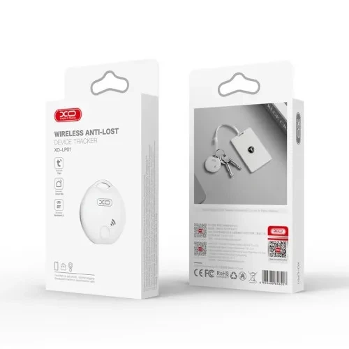 Брелок-поисковый трекер XO LP01 Bluetooth Anti Loss Locator Bidirectional Search White для Apple и Android - изображение 2