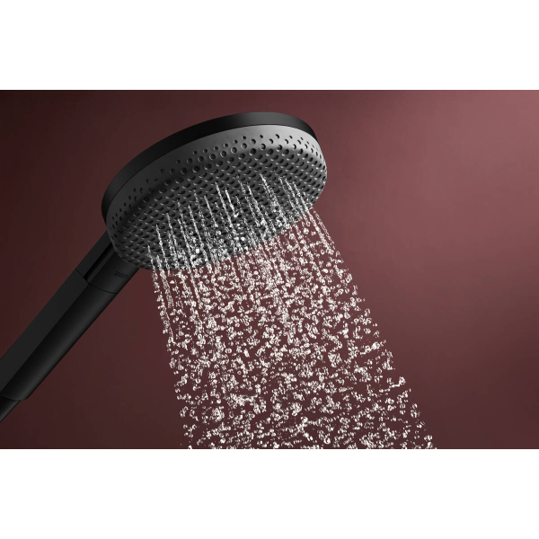 Лійка для душу HANSGROHE RAINDANCE ALIVE 24500670, чорний/матовий, кругла - изображение 6