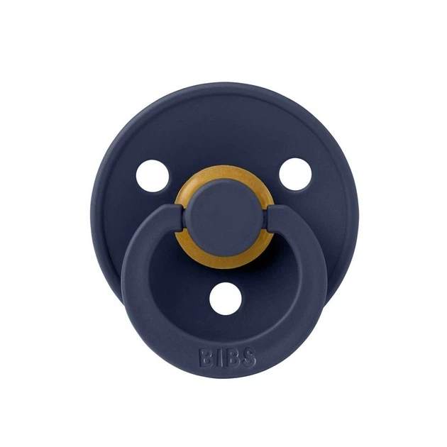 Пустушка BIBS 6-18 міс Colour Latex Round (кругла) – Deep Space - Фото 1 Пустушка BIBS 6-18 міс Colour Latex Round (кругла) – Deep Space - изображение 1