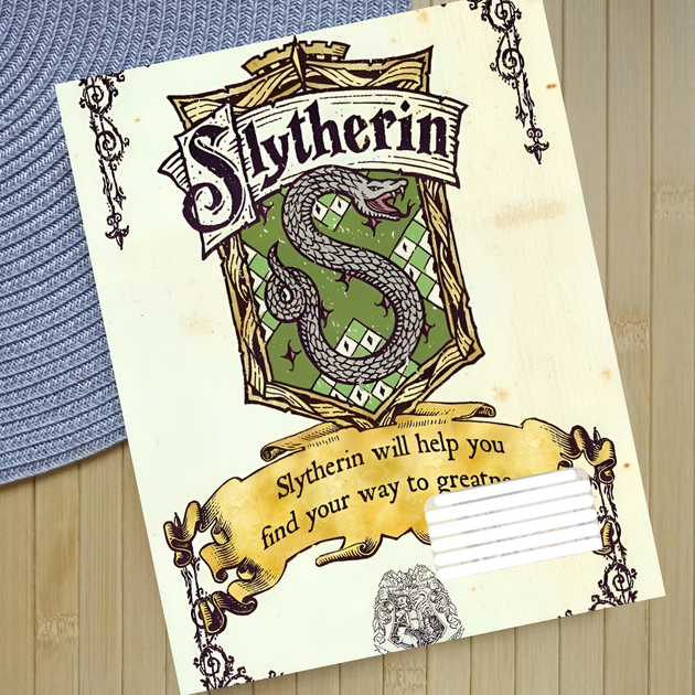 Тетрадь Гарри Поттер Слизерин Harry Potter Slytherin линия 18 листов (30953) - Фото 1 Тетрадь Гарри Поттер Слизерин Harry Potter Slytherin линия 18 листов (30953) - изображение 1