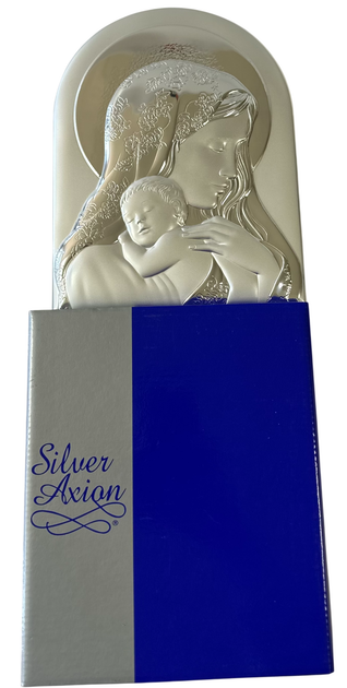 Греческая серебряная икона Silver Axion Богородица с младенцем EP5-186XG-WH/S 21х16,5 см - Фото 3 Греческая серебряная икона Silver Axion Богородица с младенцем EP5-186XG-WH/S 21х16,5 см - изображение 3