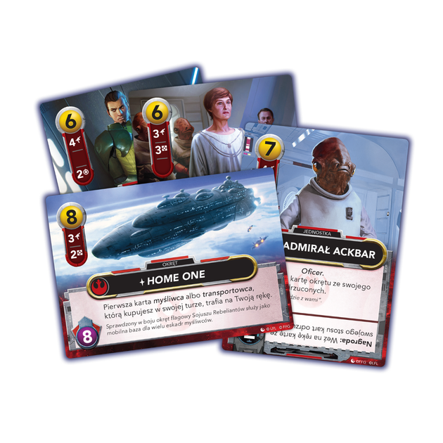 Настольная игра Rebel Star Wars: The Deckbuilding Game - Восстание и империя (польская версия) (841333139216) - изображение 3
