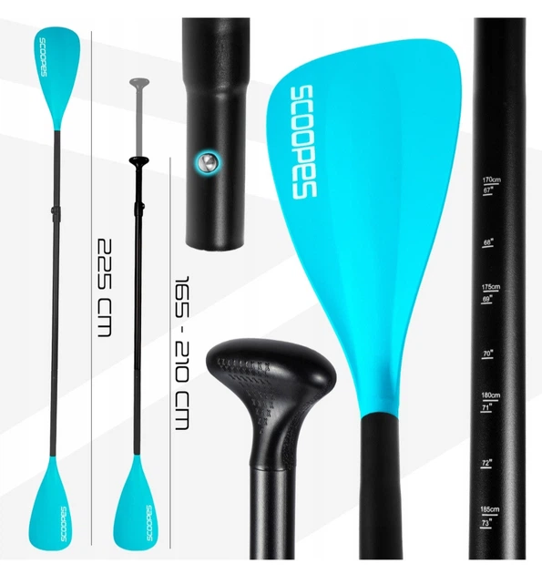 Надувная SUP Scoopes Velo доска для плавания 350 см синяя - изображение 4