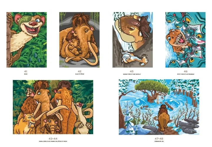 Розмальовки disney за номерами Zagadkowe rysunki антистрес арт терапія велика розмальовка дитяча дісней по цифрам для дітей дівчаток хлопчиків дорослих Epoka lodowcowa L'Âge de glace - Фото 6 Розмальовки disney за номерами Zagadkowe rysunki антистрес арт терапія велика розмальовка дитяча дісней по цифрам для дітей дівчаток хлопчиків дорослих Epoka lodowcowa L'Âge de glace - зображення 6