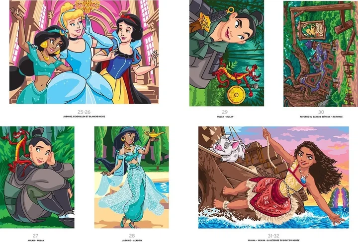 Розмальовки disney за номерами Zagadkowe rysunki антистрес арт терапія велика розмальовка дитяча дісней по цифрам для дітей дівчаток хлопчиків дорослих Księżniczki 2 Princesses 2 - Фото 4 Розмальовки disney за номерами Zagadkowe rysunki антистрес арт терапія велика розмальовка дитяча дісней по цифрам для дітей дівчаток хлопчиків дорослих Księżniczki 2 Princesses 2 - зображення 4