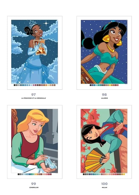 Розмальовки disney за номерами Zagadkowe rysunki антистрес арт терапія велика розмальовка дитяча дісней по цифрам для дітей дівчаток хлопчиків дорослих Dziewczęta i kobiety Best of Heroines - изображение 4