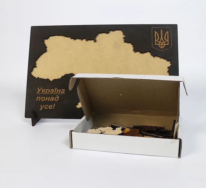 Пазл Карта Украины цветной 21*30 см 18 Гранд Презент 18 - изображение 7