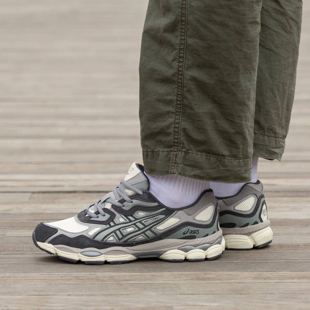 Кросівки чоловічі Asics Gel NYC Beige Grey 36 (1701-705223) - Фото 1 Кросівки чоловічі Asics Gel NYC Beige Grey 36 (1701-705223) - изображение 1