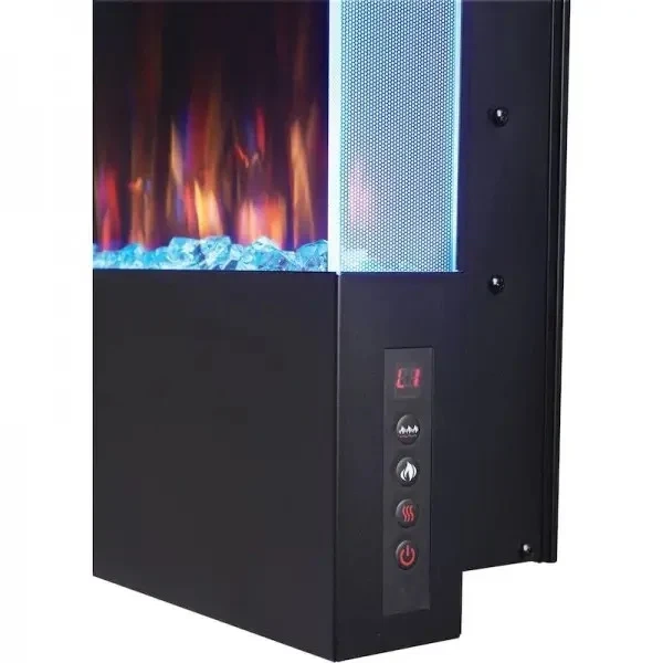 Электрокамин вертикальный Allure Vertical 32 750-1500 Вт черный 81,3x14,2x40,6 см - Фото 6 Электрокамин вертикальный Allure Vertical 32 750-1500 Вт черный 81,3x14,2x40,6 см - изображение 6