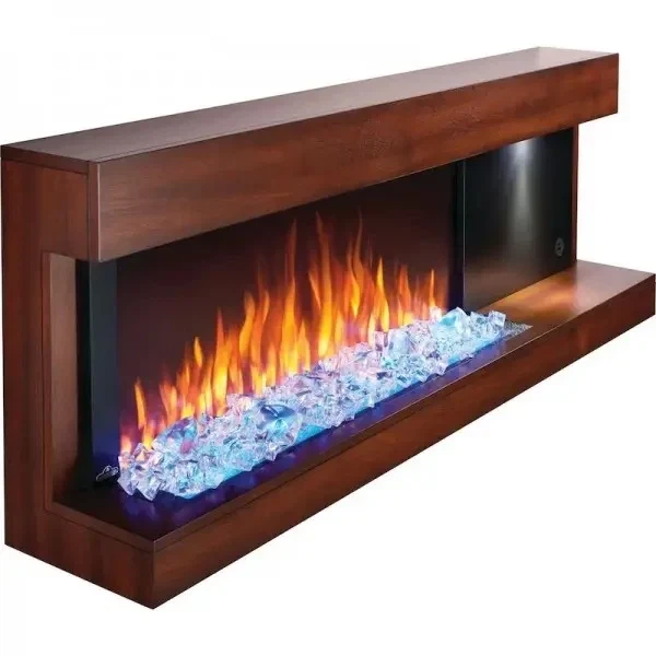 Электрокамин Steinfeld Mantel NEFP32-5320BW-EU 137x26x50,3 см орех коричневый - изображение 2