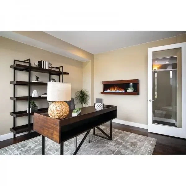 Электрокамин Steinfeld Mantel NEFP32-5320BW-EU 137x26x50,3 см орех коричневый - изображение 7