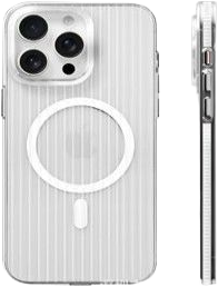 Etui plecki Evelatus Suitcase MagSafe Case do Apple iPhone 16 Pro Transparent White (EVEAPP16PMSMCTW) - Zdjęcie 1 Etui plecki Evelatus Suitcase MagSafe Case do Apple iPhone 16 Pro Transparent White (EVEAPP16PMSMCTW) - obraz 1