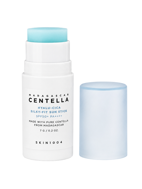 Сонцезахисний стік для обличчя Skin1004 Madagascar Centella Hyalu-Cica Silky-Fit Sun Stick, SPF 50+ PA++++, 7 г - зображення 2