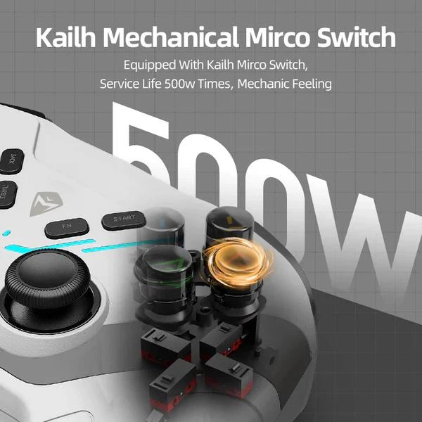 Беспроводной мультиплатформенный геймпад Machenike HG510W Pro (Bluetooth, 2.4GHz, Wired) - изображение 2