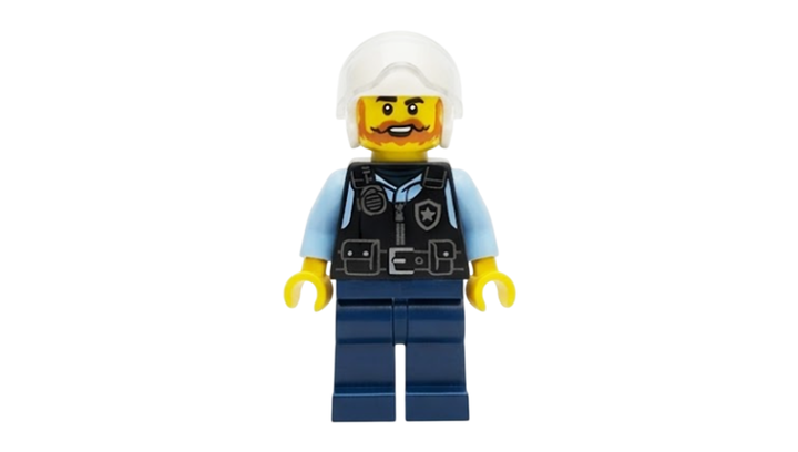 Конструктор Lego Фигурка Policeman with Helicopter Paper Bag City 952402 cty1728 - изображение 2