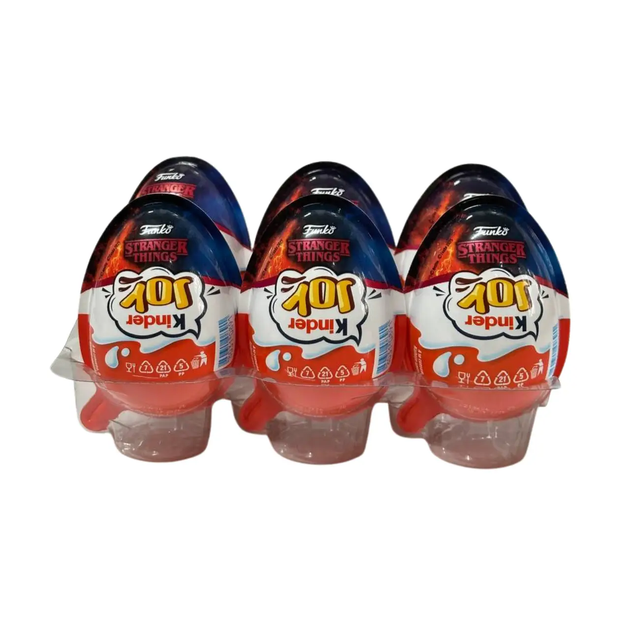 Набір 6 штШоколадне яйце Kinder Joy Stranger Things "Дивні дива" по 20г (Kinder Surprise Kinder Joy) - изображение 2