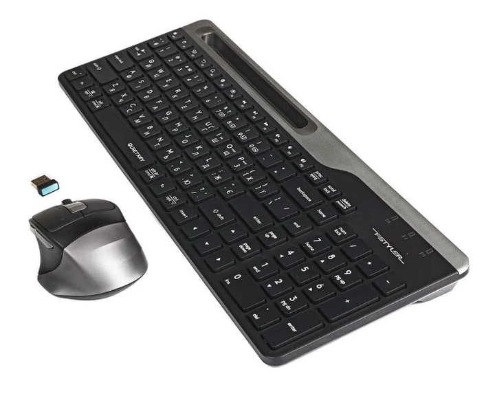 Комплект A4Tech Fstyler FB2535C клавиатура с мышью, USB, цвет дымчато-серый - изображение 5