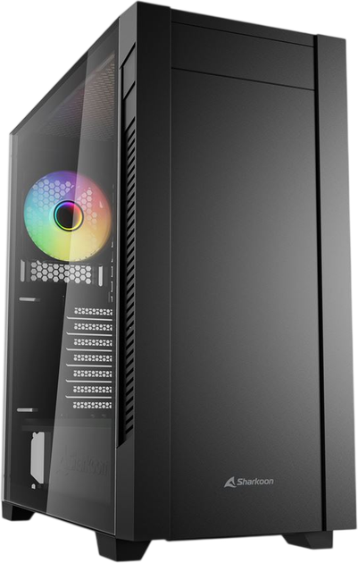 Obudowa Sharkoon S25-W2 ARGB Black (4044951045709) - Zdjęcie 1 Obudowa Sharkoon S25-W2 ARGB Black (4044951045709) - obraz 1