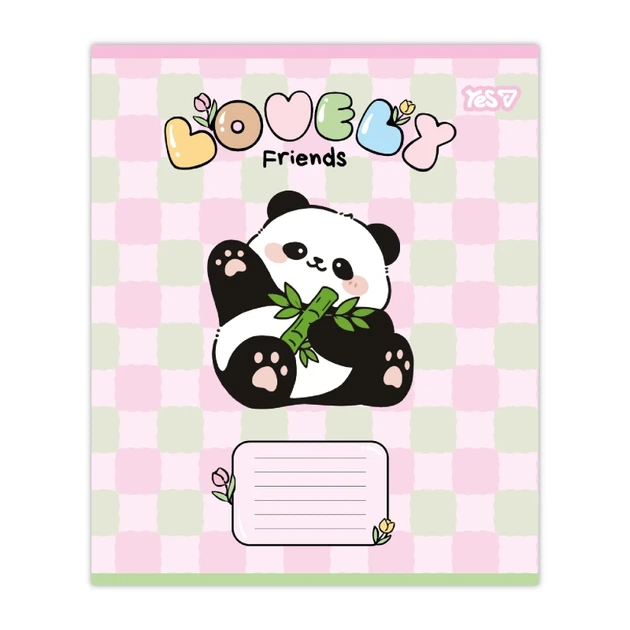Зошит учнівський Lovely Friends YES 768642 12 аркушів Різнокольоровий shop (4823133108094) - изображение 3