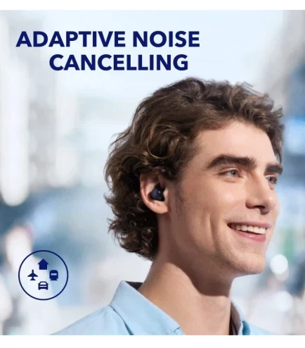Бездротові навушники Anker Soundcore Space A40, Black, ANC, LDAC, Hi-Res, 50H, Bluetooth 5.2, IPX4 - Фото 6 Бездротові навушники Anker Soundcore Space A40, Black, ANC, LDAC, Hi-Res, 50H, Bluetooth 5.2, IPX4 - зображення 6