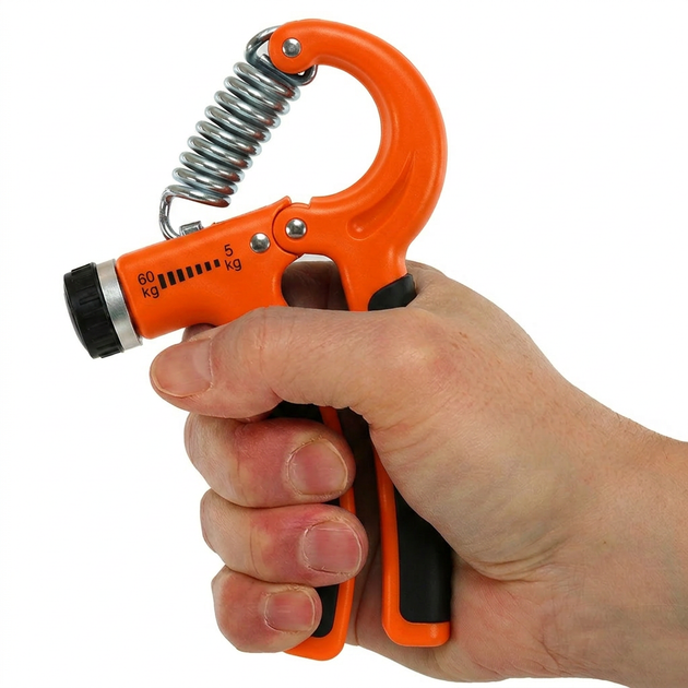 Набор кистевых эспандеров 5 в 1 для тренировки кистей и пальцев SP-Sport Grip Kit 8895 Orange 5 эспандеров в комплекте - изображение 5