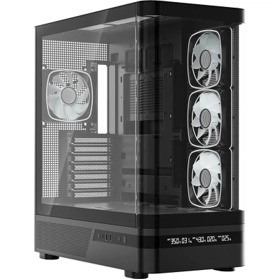 Блок питания Modecom VOLCANO AQ200 ARGB (MC-A-AQ200-4FA-B) - изображение 8