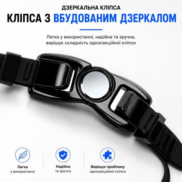 Очки для спортивного плавания, соревнований и бассейна стартовые с 3D-технологией памяти и берушами - Фото 7 Очки для спортивного плавания, соревнований и бассейна стартовые с 3D-технологией памяти и берушами - изображение 7