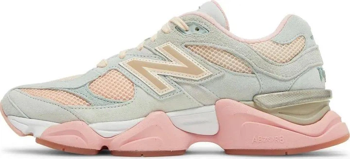 Кросівки жіночі NB x Joe Freshgoods 9060 комфортне міське взуття на кожен день м'ятно-рожевого кольору розмір 39 - Фото 3 Кросівки жіночі NB x Joe Freshgoods 9060 комфортне міське взуття на кожен день м'ятно-рожевого кольору розмір 39 - зображення 3