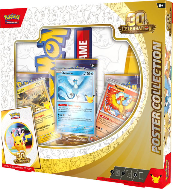Zestaw kart Pokemon TCG: 30th Celebration - Poster Collection (196214147218) - obraz 2