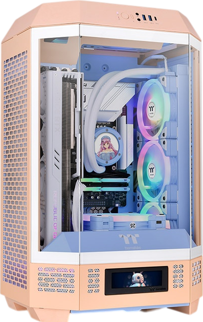 Obudowa Thermaltake The Tower 300 Peach Fuzz (CA-1Y4-00SKWN-00) - Zdjęcie 1 Obudowa Thermaltake The Tower 300 Peach Fuzz (CA-1Y4-00SKWN-00) - obraz 1