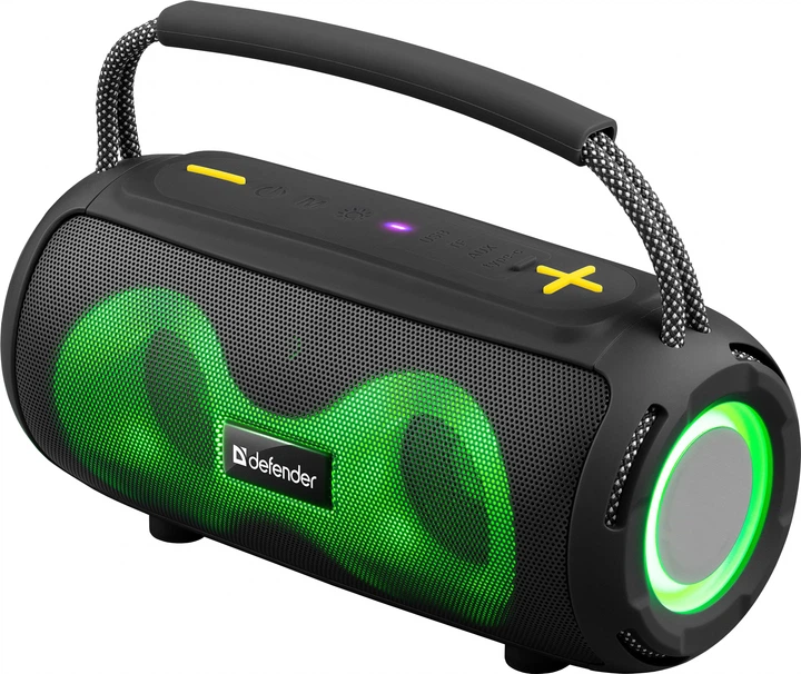 Портативна колонка Defender Enjoy S450 10W/RGB/BT/FM/USB/TF/AUX/TWS Black (4745091892221) - зображення 5