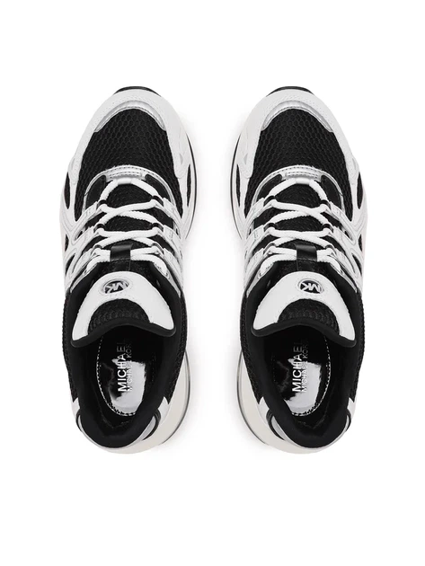 Жіночі кросівки Michael Kors Sneakers Olympia Sport Extreme чорні з білим шкіряні Розмір 36 - Фото 5 Жіночі кросівки Michael Kors Sneakers Olympia Sport Extreme чорні з білим шкіряні Розмір 36 - изображение 5