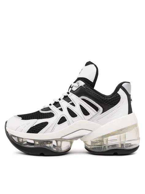 Жіночі кросівки Michael Kors Sneakers Olympia Sport Extreme чорні з білим шкіряні Розмір 36 - Фото 6 Жіночі кросівки Michael Kors Sneakers Olympia Sport Extreme чорні з білим шкіряні Розмір 36 - изображение 6